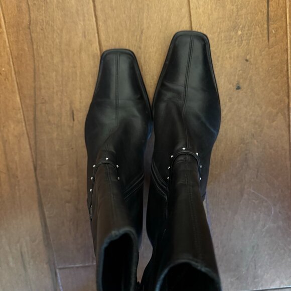 Arnold Churgin Italian Leather Calf-Height Boots – Size 38.5 – VGUC - Picture 4 of 9